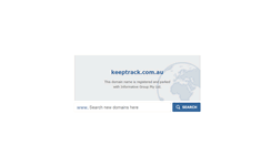 Desktop Screenshot of keeptrack.com.au