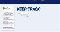 Desktop Screenshot of keeptrack.dk